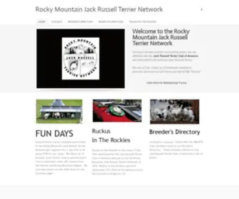 RMJRTN.com(RMJRTN (Rocky Mountain Jack Russell Terrier Network)) Screenshot