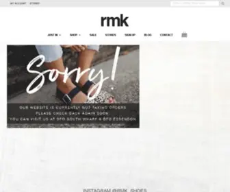 RMKshoes.com(Shop for Women's Designer Fashion Heels) Screenshot