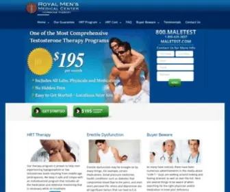 RMmcenter.com(Testosterone Therapy) Screenshot