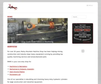 RMMshop.com(Rocky Mountain Machine Shop) Screenshot