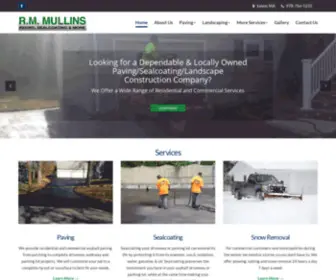 Rmmullins.com(One stop for all of your paving) Screenshot