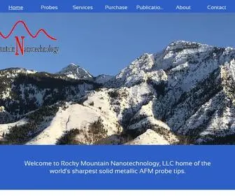 Rmnano.com(Solid Metal Afm Probe Tips) Screenshot