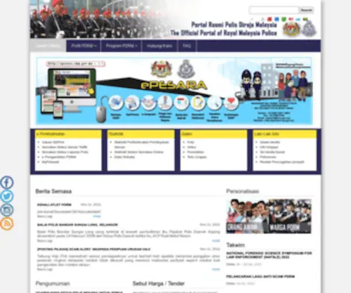 RMP.gov.my(Laman Utama) Screenshot