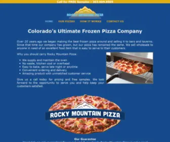 Rmpizza.com(Colorado's Ultimate Frozen Pizza Company) Screenshot