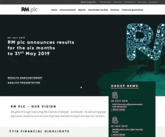 RMPLC.com(RM plc) Screenshot