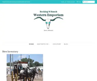 RMrwe.com(Rocking M Ranch Western Emporium) Screenshot