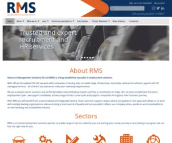 RMS-Recruitment.co.uk(RMS Recruitment & HR Specialists) Screenshot