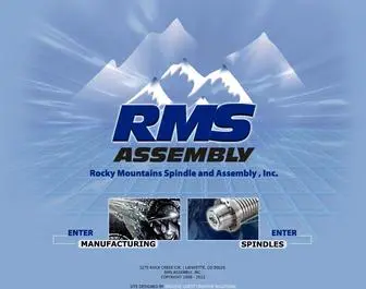 Rmsassembly.com(Rocky Mountain Spindle and Assembly) Screenshot