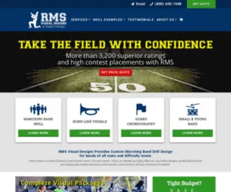 RMSdrill.com(Marching Band Visual Design By Robert Strunks) Screenshot