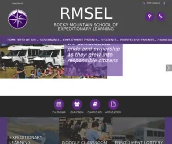 Rmsel.org(Rocky Mountain School of Expeditionary Learning) Screenshot