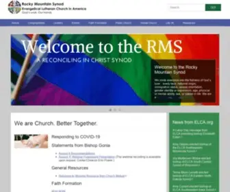 Rmselca.org(Rocky Mountain Synod) Screenshot