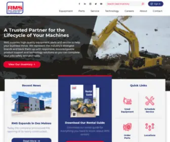Rmsequipment.com(A Trusted Partner for the Lifecycle of Your Machines) Screenshot