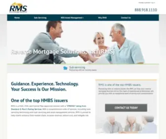 RMsnav.com(Discover how a reverse mortgage allows you to be more comfortable in retirement) Screenshot