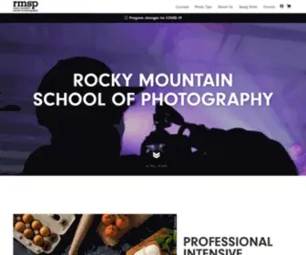 RMSP.com(Rocky Mountain School of Photography) Screenshot