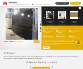 RMSstonex.com(Rms Stonex) Screenshot
