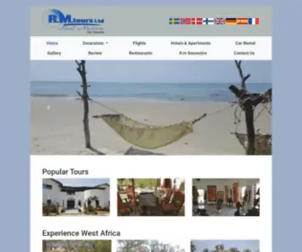 Rmtoursgambia.com(R m Tours) Screenshot