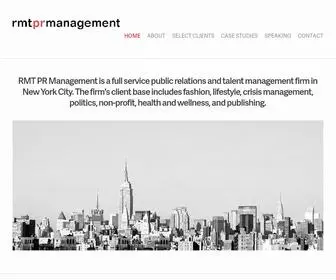 RMTPrmanagement.com(RMT PR Management) Screenshot