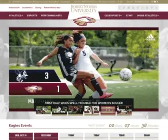 Rmueagles.com(Robert Morris University Athletic) Screenshot