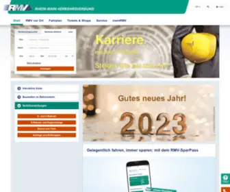 RMV.de(Startseite) Screenshot