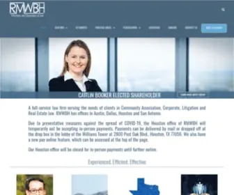 RMWBH.com(RMWBH Law) Screenshot
