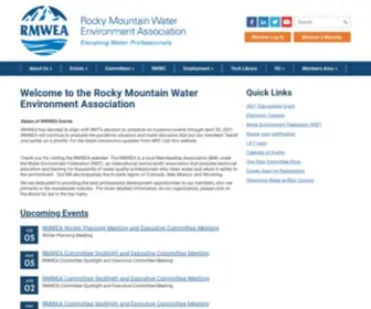 Rmwea.org(Rocky Mountain Water Environment Association) Screenshot