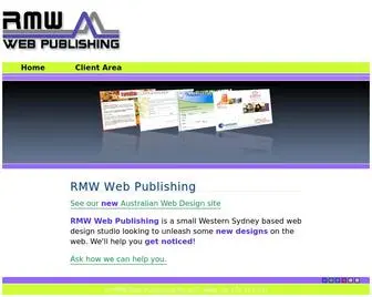 RMwpublishing.net(RMW Web Publishing) Screenshot