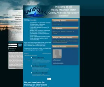 RMwqaa.org(Rocky Mountain Water Quality Analysts Association) Screenshot