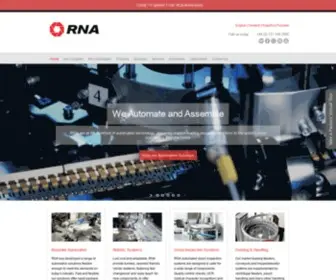 Rnaautomation.com(RNA Automation) Screenshot