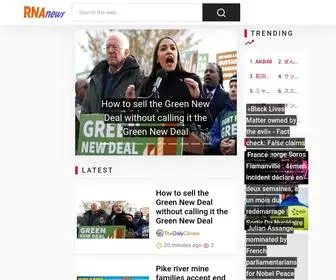 Rnanews.eu(Environmental content portal) Screenshot
