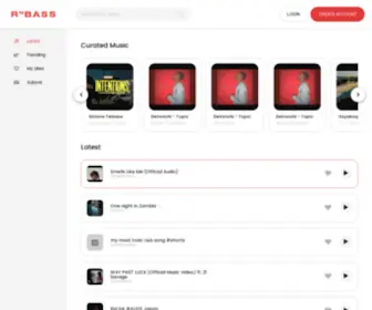 Rnbass.com(The Hub for RnBass Genre) Screenshot