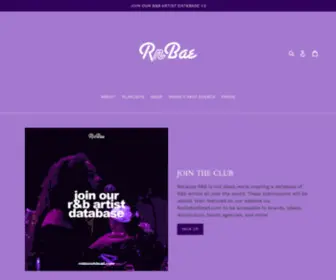 Rnbisnotdead.com(RnBae) Screenshot