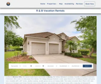 RNBVR.com(R & B Vacation Rentals) Screenshot