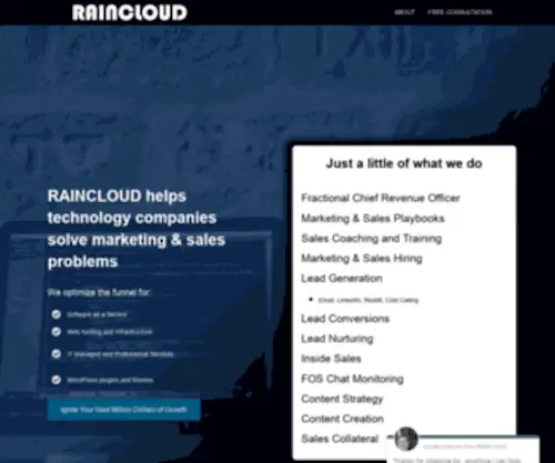 RNCLD.com(B2B Sales Lead Generation) Screenshot