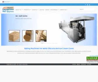 RNdwafers.com(Machines for Ice Cream Cones) Screenshot