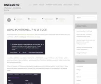 Rnelson0.com(Infrastructure, Virtualization, Security) Screenshot