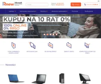 Rnew.pl(Poleasingowy sprzęt komputerowy) Screenshot