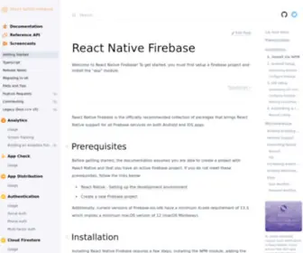 Rnfirebase.io(React native firebase) Screenshot