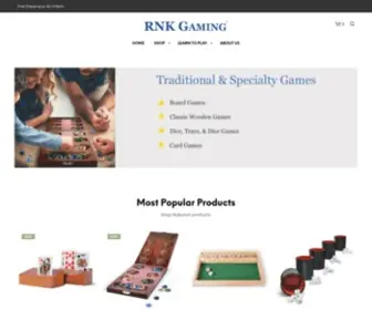 RNkgaming.com(Traditional and Specialty Games) Screenshot