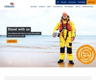 Rnli.org.uk(We are the charity) Screenshot