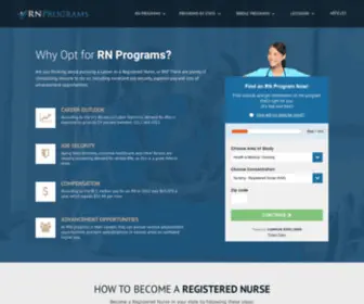 RNprograms.org(RN Programs) Screenshot