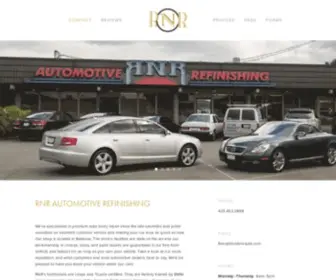 Rnrauto.com(RNR Automotive Refinishing) Screenshot