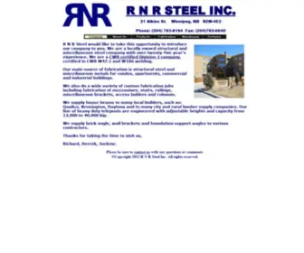 RNRsteel.ca(RNR Steel Inc) Screenshot