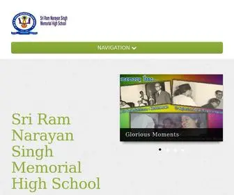 RNSMHS.org(Sri Ram Narayan Singh Memorial High School) Screenshot