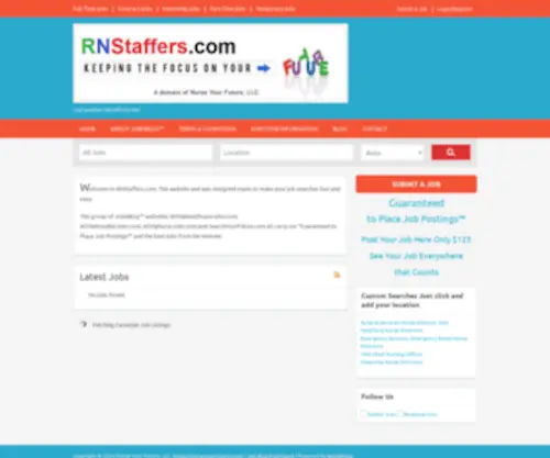 RNstaffers.com(Princeton university) Screenshot