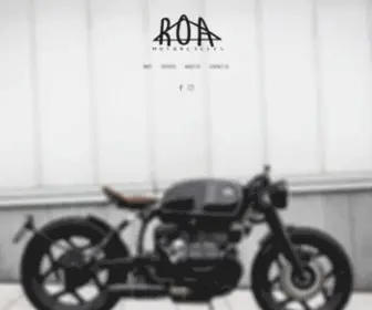 Roa-Motorcycles.com(Roa Motorcycles) Screenshot