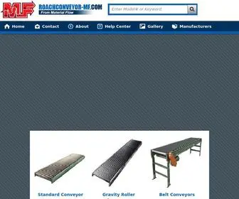 Roachconveyor-MF.com(Material Flow) Screenshot