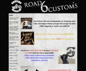 Road6Customs.com(Custom motorcycles) Screenshot