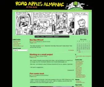 Roadapplesalmanac.com(A webcomic) Screenshot