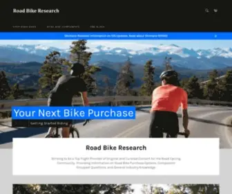 Roadbikeresearch.com(Road Bike Research) Screenshot