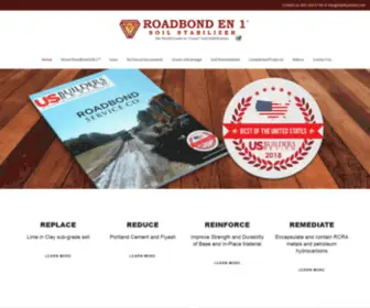 Roadbondsoil.com(ROADBOND EN 1) Screenshot